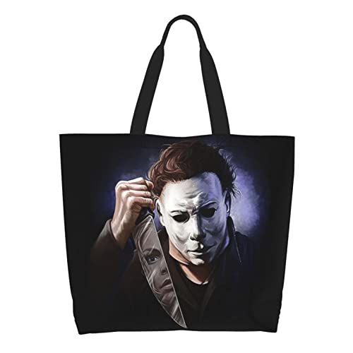 Michael Horror Myers Women's Shoulder Bags Purse Lightweight Satchel Handbags Casual Messenger Tote Bag