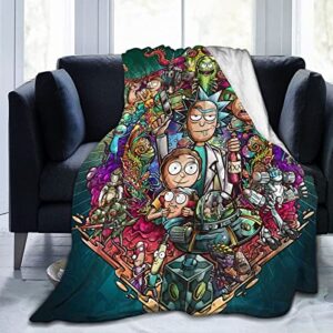 cartoon ultra soft throw blankets flannel blankets for sofa couch living room/bedroom travel all season 60″x50″