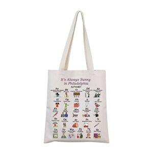 iasip tv show inspired gift iasip tote bag always sunny merchandise iasip fans gift (bag)