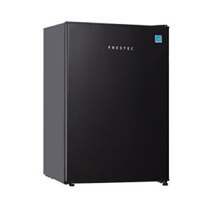 frestec 2.5 cu’ mini refrigerator, small refrigerator, mini fridge with freezer, compact refrigerator, black (fr 250 bk)