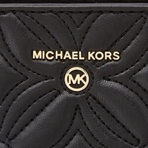 Michael Kors Jet Set Charm Xl Double Gusset Wristlet Black 1 One Size