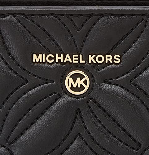 Michael Kors Jet Set Charm Xl Double Gusset Wristlet Black 1 One Size