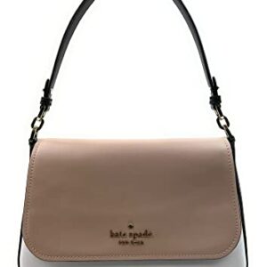 Kate Spade New York Staci Saffiano Leather Flap Shoulder Bag (Warm beige)