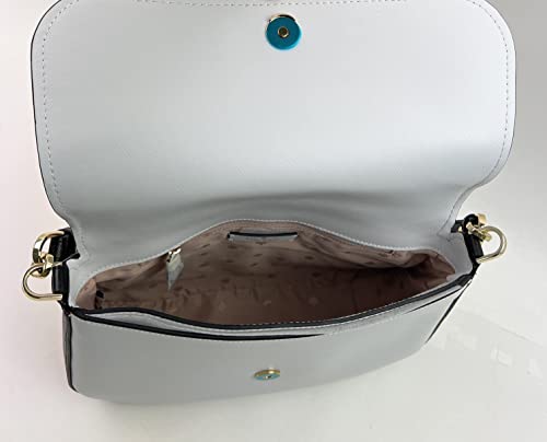 Kate Spade New York Staci Saffiano Leather Flap Shoulder Bag (Warm beige)