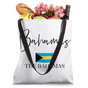 Flag Vacation - Island Bahamas Tote Bag