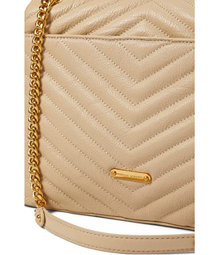 Rebecca Minkoff Edie Flap Shoulder Latte One Size