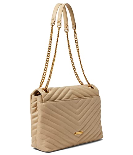 Rebecca Minkoff Edie Flap Shoulder Latte One Size