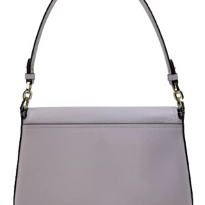 Kate Spade New York Staci Saffiano Leather Flap Shoulder Bag (Lilac Moon)