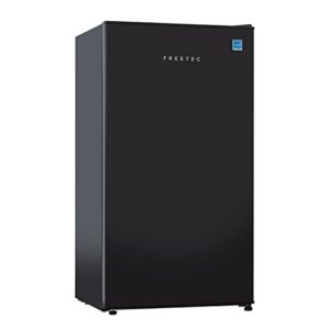 frestec 3.1 cu’ min refrigerator, compact refrigerator, small refrigerator with freezer, black (fr 310 bk)
