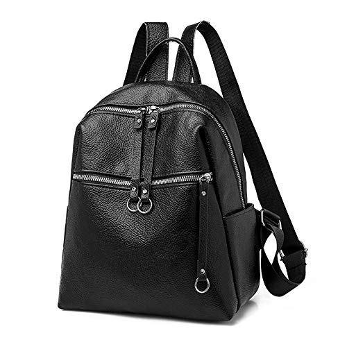 sikiwind Women Backpack PU Leather Shoulder Bag Student Girls Travel School Bags