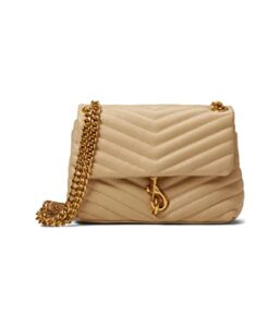 rebecca minkoff edie crossbody latte one size