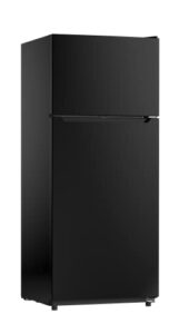 frestec 14.6 cu’ 2-door refrigerator with freezer, black (fr 1462 bk)