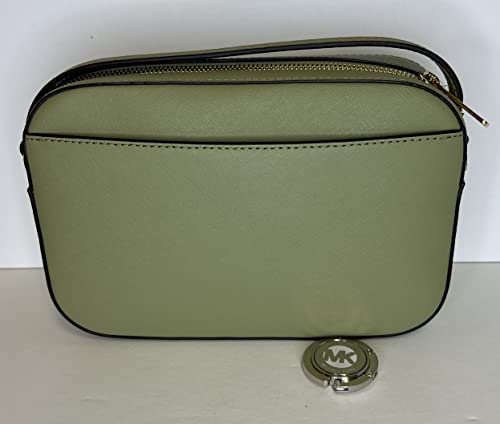 Michael Kors Jet Set Large Crossbody bundled Purse Hook (Light Sage)