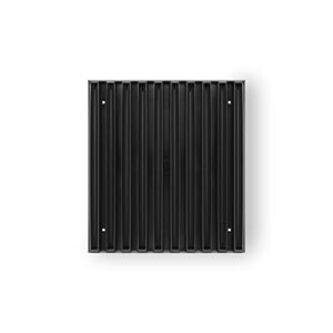 Koss Record Wall Rack, Vinyl Holder for Storage and Display, Expandable and Configurable to Fit Your Space, Black