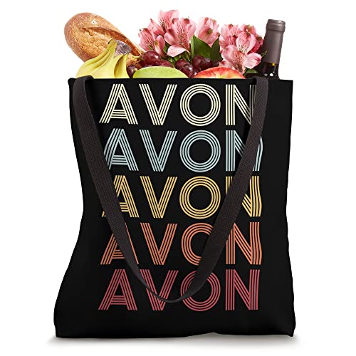 Avon New York Avon NY Retro Vintage Text Tote Bag