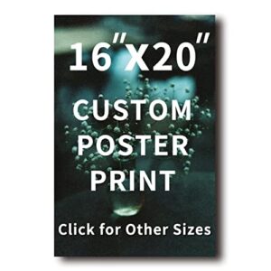 shancan upload image/photo – custom canvas prints with your photos – create your own personalized posters wall art prints – 16×20 inches