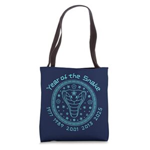 Chinese Zodiac New Year of the Snake Tote Bag