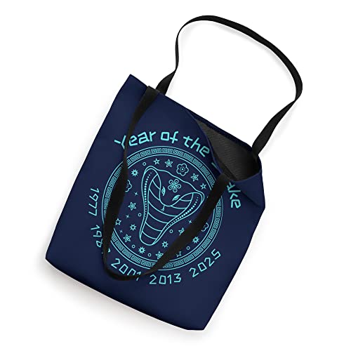 Chinese Zodiac New Year of the Snake Tote Bag