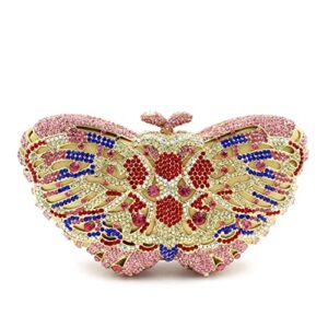 Custom Women bling diamond party skull handbag hand rhinestone Pumpkin ice cream clutch Butterfly owl Swan purse evening bags Flower Basket