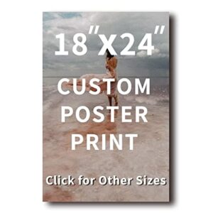 personalized custom photos posters various styles canvas poster wall art decor print picture paintings for living room bedroom decor – 18×24 inches