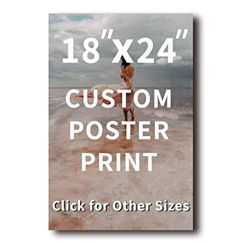 Personalized Custom Photos Posters Various Styles Canvas Poster Wall Art Decor Print Picture Paintings for Living Room Bedroom Decor - 18x24 inches