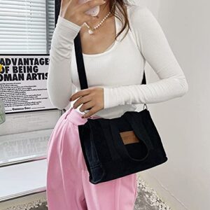 Tote Bag Women Cute Hobo Bag Satchel Bag Shoulder Bag Crossbody Bags Phone Purse Corduroy Small Tote Handbag 2023