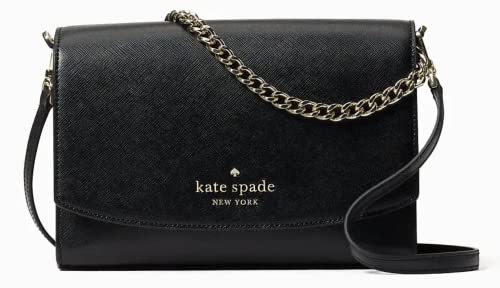 Kate Spade Carson Convertible Crossbody Handbag With Card Case (Black)