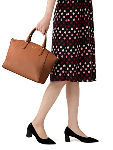 Kate Spade New York Parker Medium Leather Satchel Warm Gingerbread