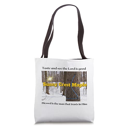 Sunny Crest Maple Tote Bag