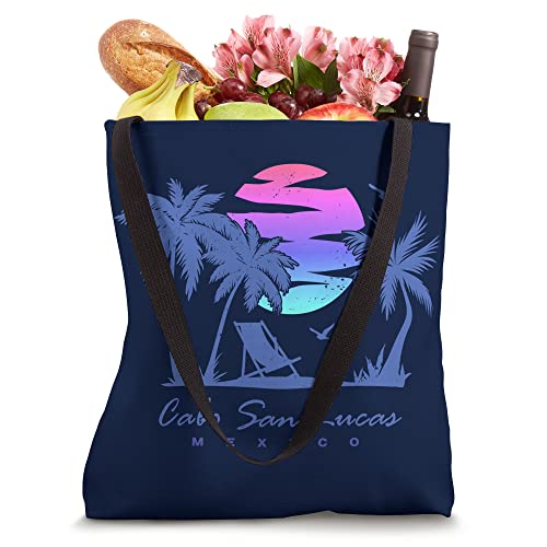 CABO SAN LUCAS Mexico Beach Vacation Retro Vintage Sunset Tote Bag