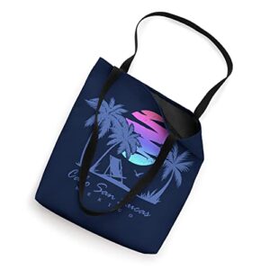 CABO SAN LUCAS Mexico Beach Vacation Retro Vintage Sunset Tote Bag