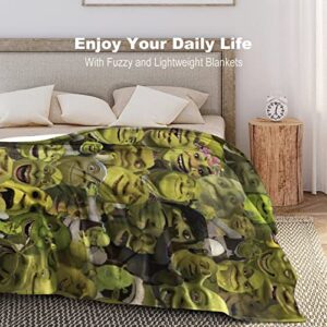 NiYoung Easter Gift Funny Cartoon Blankets Soft and Comfortable,Ultra-Soft Micro Fleece Blanket,for Bed Or Sofa,All Season Throw Blankets (Color 5, 40x50 '')