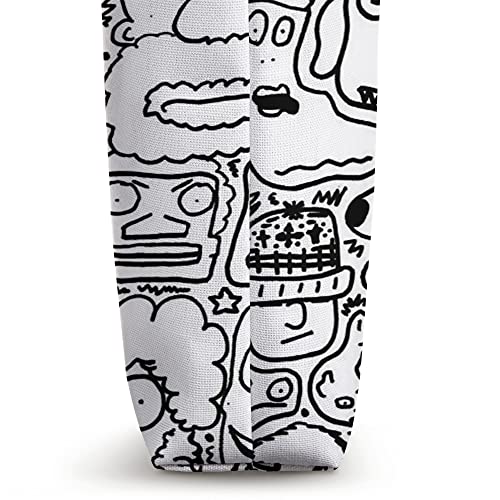 GEM ULTRA Face Doodles Street Art Tote Bag