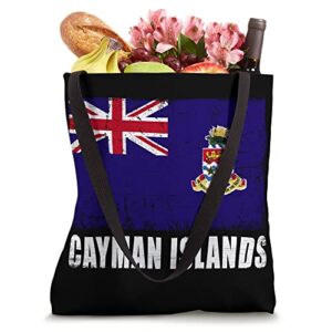 Cayman Islands Flag Grunge Country Flag Cayman Islands Tote Bag