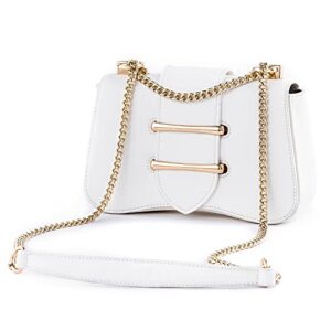 Before & Ever Mini White Shoulder Bag - Small Purse Mini Tote - Small Shoulder Bags for Women - Small White Clutches Purse Bag - White Clutch Handbag - Women's Trendy Cute Purses Hand Bags