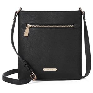 bostanten crossbody bags for women designer cell phone multi pockets cross body purses shoulder handbags ladies black