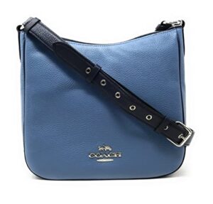 coach women’s ellie file bag (pebbled leather – indigo multi)