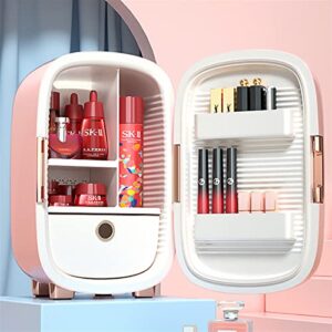 HESNDxbx Mini Fridge Professional Beauty Refrigerator Skin Care Cosmetics Small Refrigerator Intelligent Preservation 12L Fridge