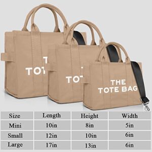 The Tote Bag for Women Crossbody Canvas Tote Bag Traveler Handbag Zipper Canvas Tote Bag