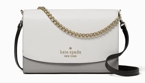 Kate Spade Carson Convertible Crossbody Handbag With Card Case (Nimbus Grey)