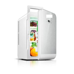 hesndxbx mini fridge refrigerator refrigeration heating dual-use refrigerator mini portable dormitory apartment small refrigerator