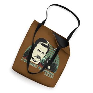 Parks and Recreation Ron Swanson I Regret Nothing Tote Bag