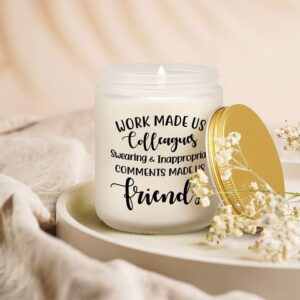 PARDIEUR Funny Goodbye Gifts for Coworker Leaving - Farewell Candle Gift for Women Men Christmas Birthday Office Going Away Present for Colleagues Friends Work Bestie Boss Female Male