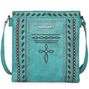montana west whipstitch collection western purses for women crossbody bags over shoulder purse mw1124g-9360tq+w