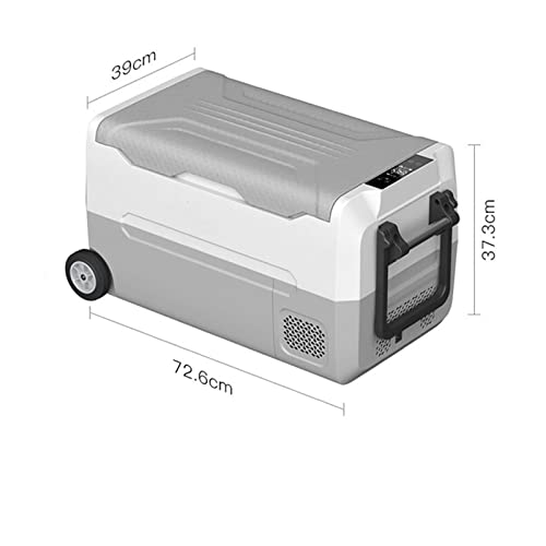 HESNDxbx Mini Fridge 35L Refrigerator Freezer Cooler Mini Fridge Freezer Portable Compressor Ice Box for Outdoor Camping