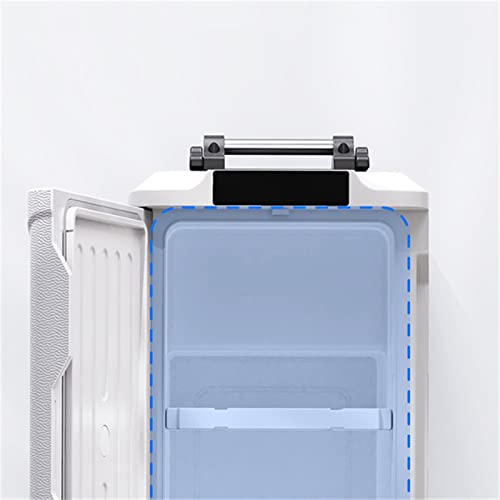 HESNDxbx Mini Fridge 35L Refrigerator Freezer Cooler Mini Fridge Freezer Portable Compressor Ice Box for Outdoor Camping