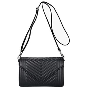 black crossbody bags for women small leather crossbody purse black clutch purse mini quilted handbag little women’s cross body bag designer purses