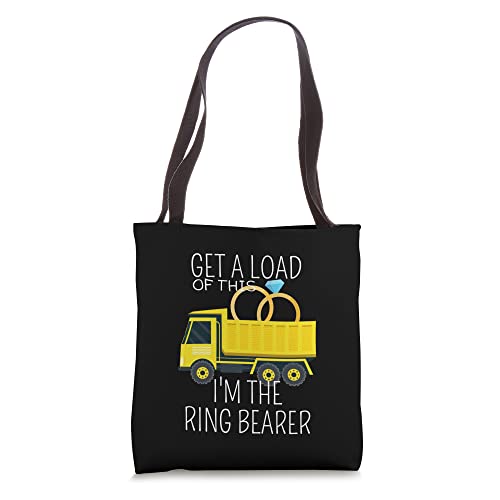 Kids Junior Wedding Party Truck Kids Ring Bearer Tote Bag