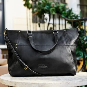 American Leather Co. - Lolo Large Tote - Highly Functional & Superbly Fashionable - Saddle Smooth