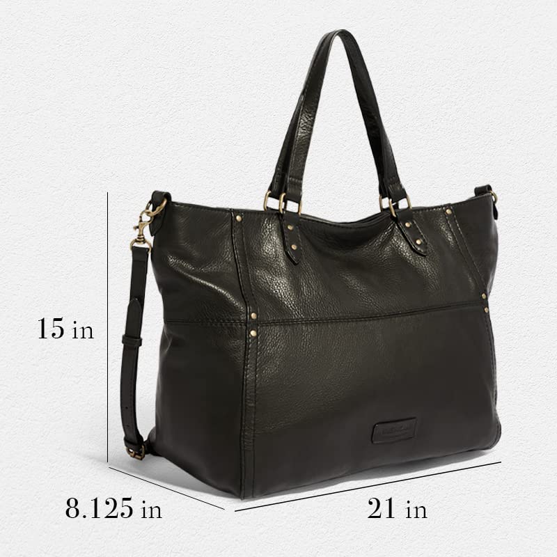 American Leather Co. - Lolo Large Tote - Highly Functional & Superbly Fashionable - Saddle Smooth